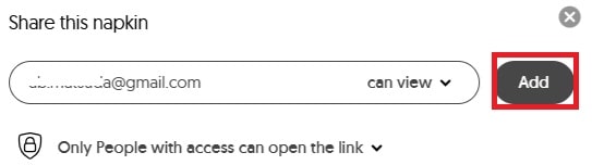 napkin-ai-create-my-first-napkin-share-by-adding-mail-address-min